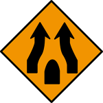 End of obstruction between lanes