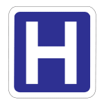 Hospital sign