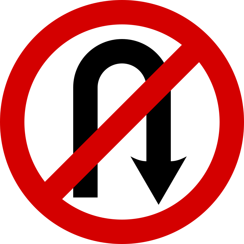 Road Signs In Singapore No U Turn Syndrome Traffic Sign Png Images ...