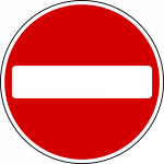 No entry to vehicles