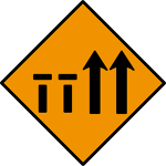Two nearside lanes (of four) closed