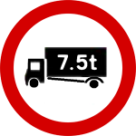 Maximum gross weight (traffic management)