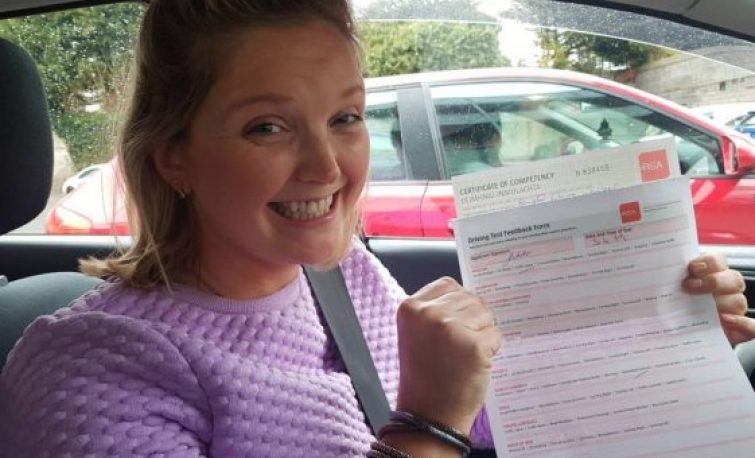Driving test date in Naas